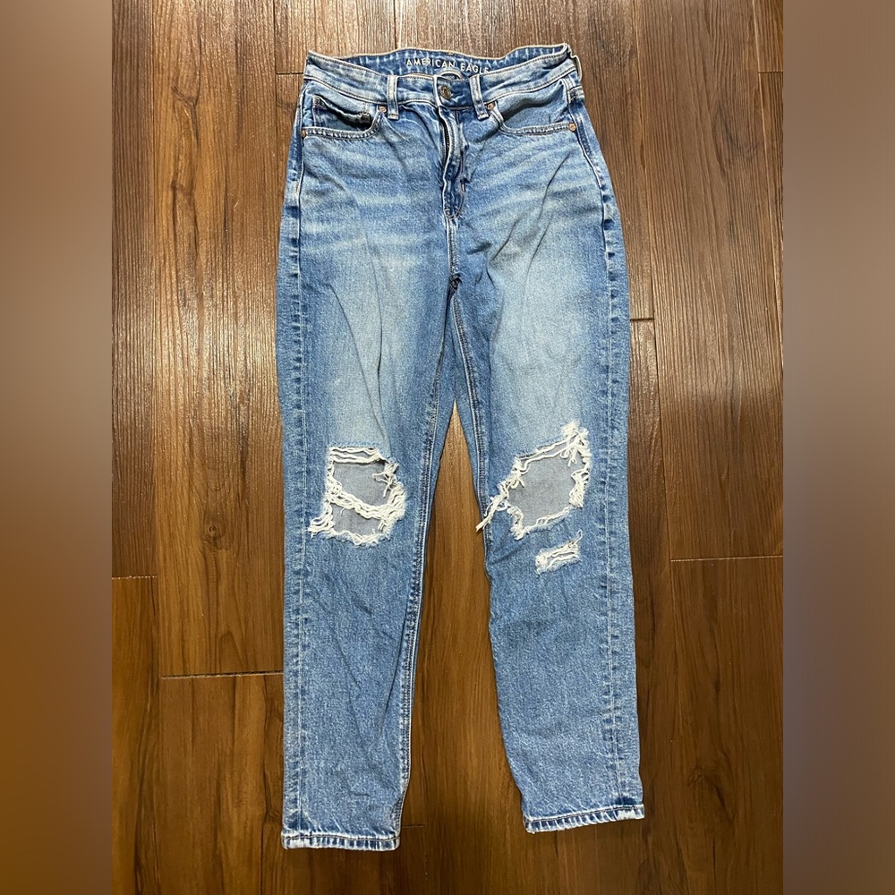American Eagle Strigid Mom Jeans